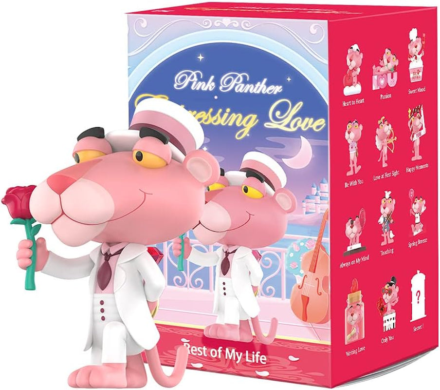 Pink Panther-3Pc Pet Art Toy Popular Collectible Cute Kawaii Toys Figures Blind Box Gift for Christmas Birthday Party Holiday