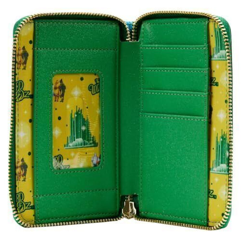 Loungefly Wizard of Oz Emerald City Zip around Wallet