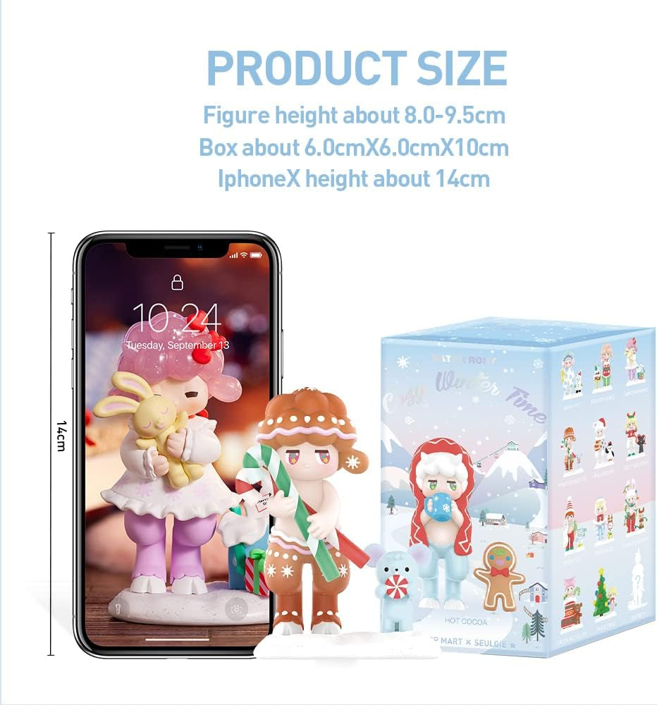 Satyr Rory Cozy Winter Time Series 1PC Blind Box Action Figure Toy Box Bulk Popular Collectible Random Art Toy Hot Toys Cute Figure Creative Gift, for Christmas Birthday Party Holiday