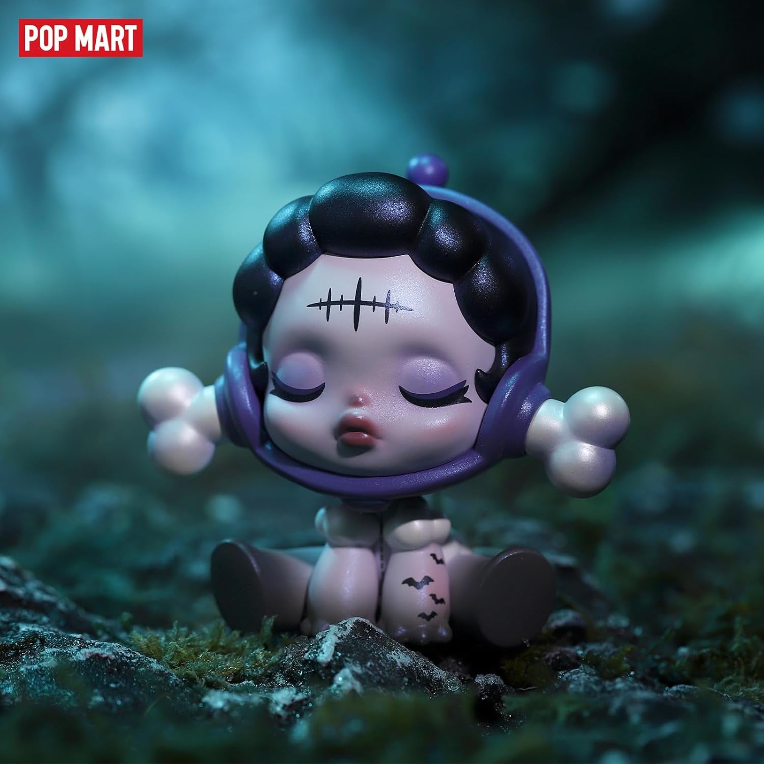 Skull Panda Ancient Castle Blind Box Figures, Random Design Mystery Toys for Modern Home Decor, Collectible Toy Set for Desk Accessories, Triple Box