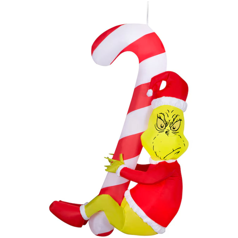 the Grinch 53.94-In Freestanding Inflatable with White LED Lights