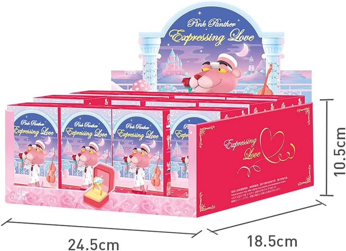 Pink Panther-3Pc Pet Art Toy Popular Collectible Cute Kawaii Toys Figures Blind Box Gift for Christmas Birthday Party Holiday