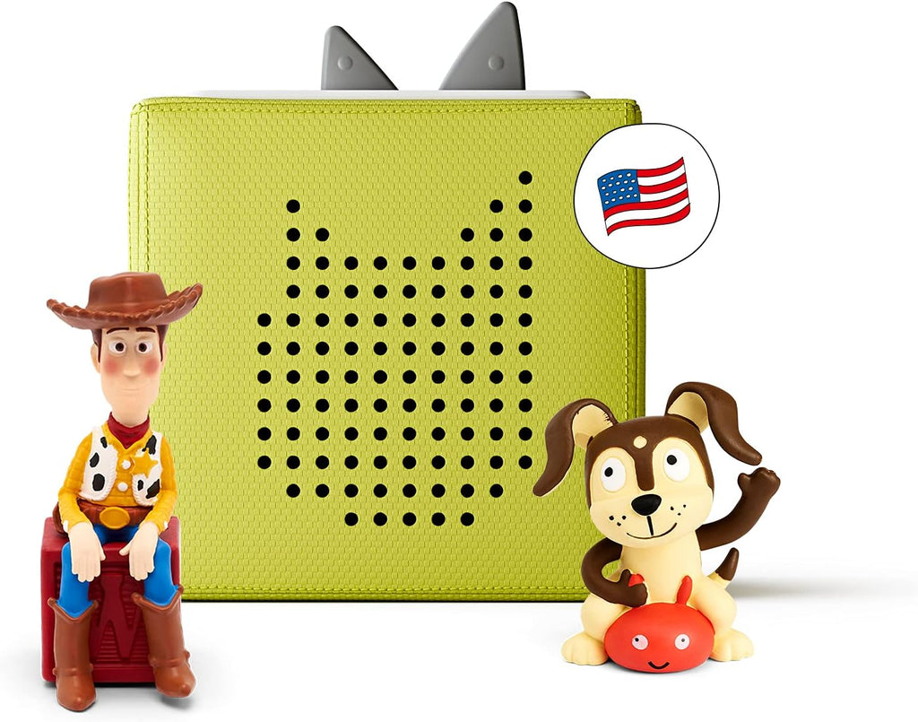 Toniebox Starter Set with Woody and Playtime Puppy - Green [Discontinued]