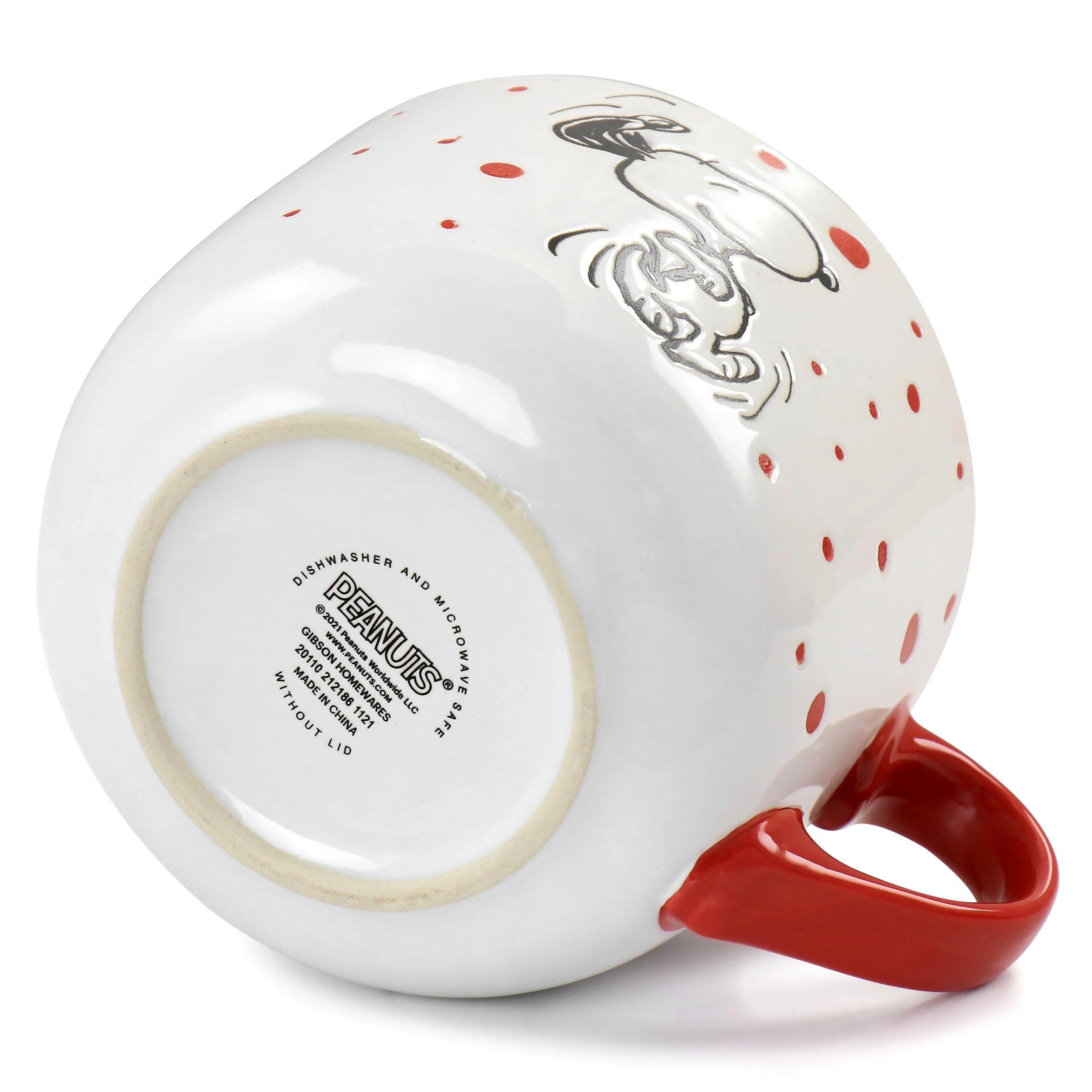 Freckled Joy 25Oz Stoneware 4 Piece Soup Cup and Lid Set in Assorted Designs