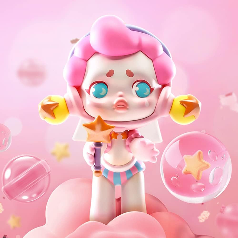 Skullpanda Candy Monster Town Series 3PC Blind Box Action Figure Toy Box Bulk Popular Collectible Random Art Toy Hot Toys Cute Figure Creative Gift, for Christmas Birthday Party Holiday