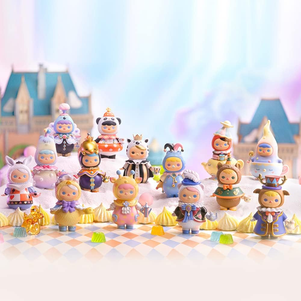 PUCKY Animal Tea Party Blind Box Figures, Random Design Toys for Modern Home Decor, Collectible Toy Set for Desk Accessories, 3PC