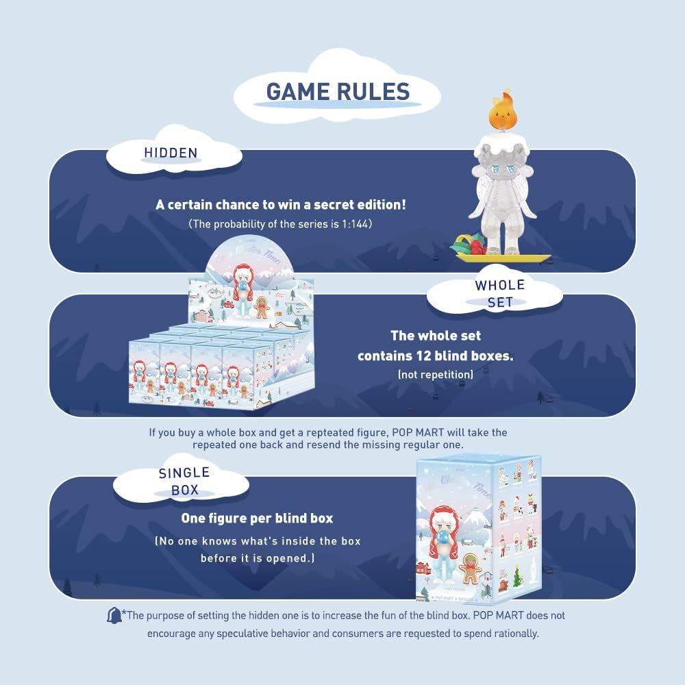 Satyr Rory Cozy Winter Time Series 1PC Blind Box Action Figure Toy Box Bulk Popular Collectible Random Art Toy Hot Toys Cute Figure Creative Gift, for Christmas Birthday Party Holiday