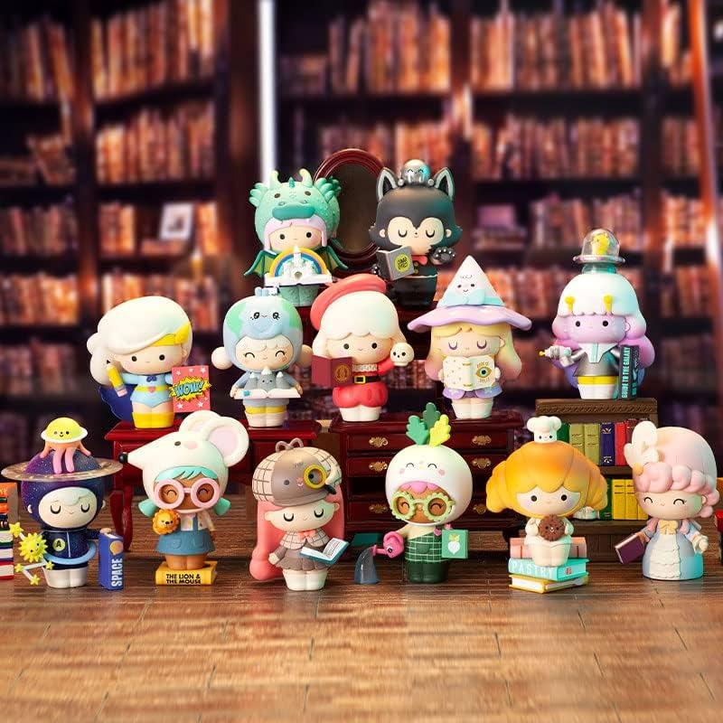 Figure Toy Collection Momiji - Book Shop Series Creative Cute Art Action Figure Toy Box Gift for Christmas Birthday Party Holiday