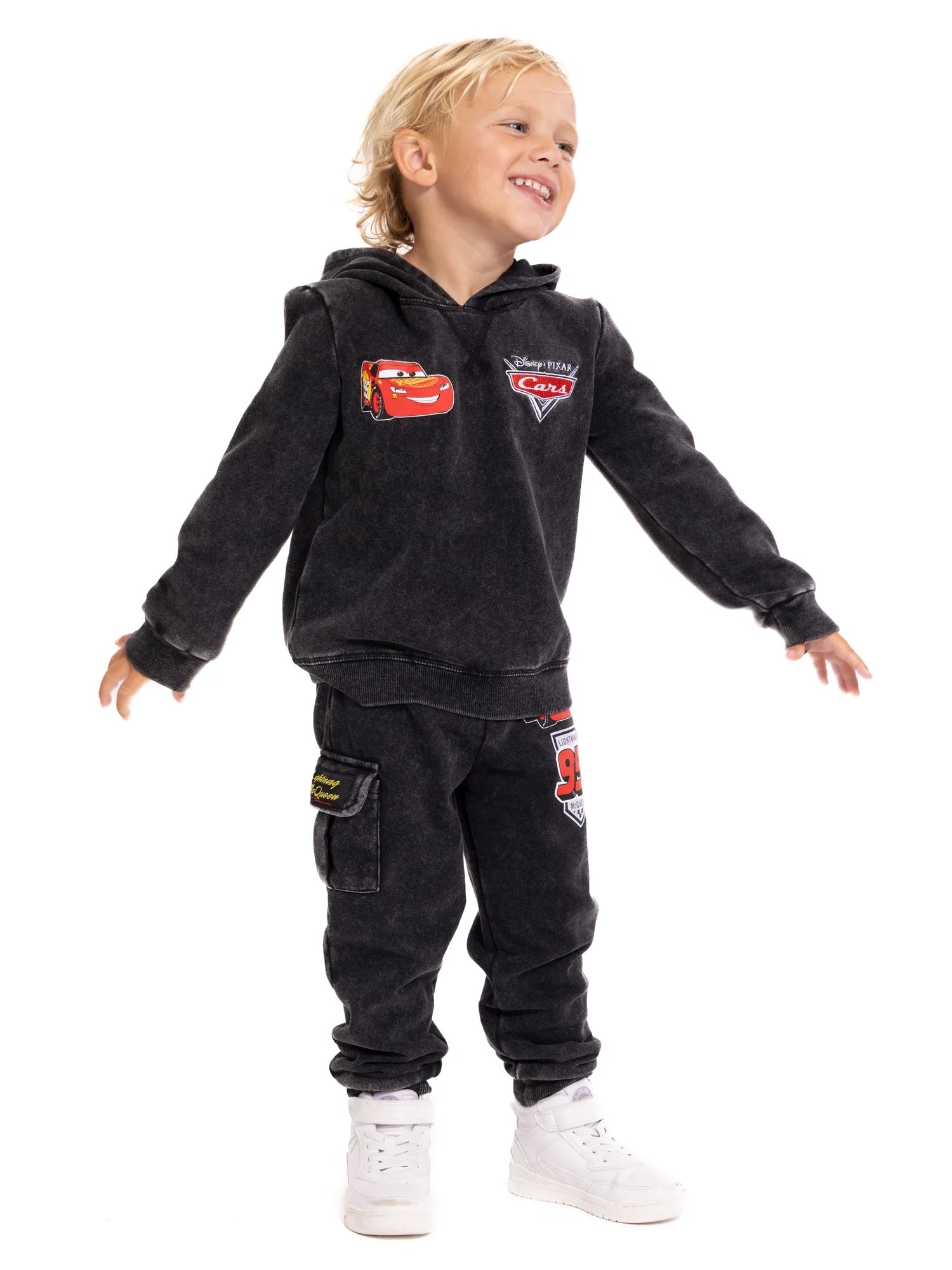 Pixar Cars Toddler Boys Graphic Hoodie and Jogger Pants Set, 2-Piece, Sizes 12M-5T