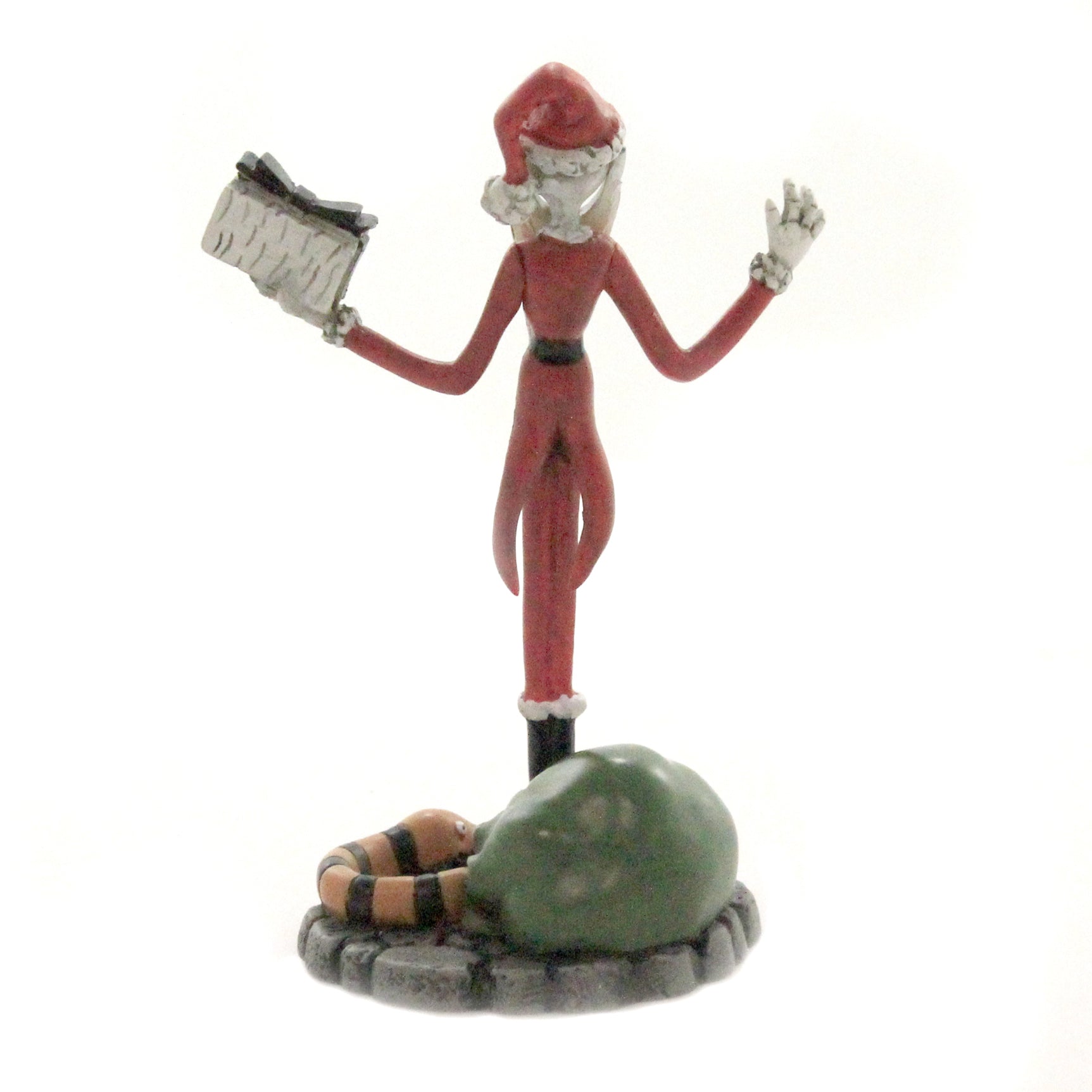 Nightmare before Christmas Village Jack Steals Christmas Accessory Multicolor Figurine 3.9In H