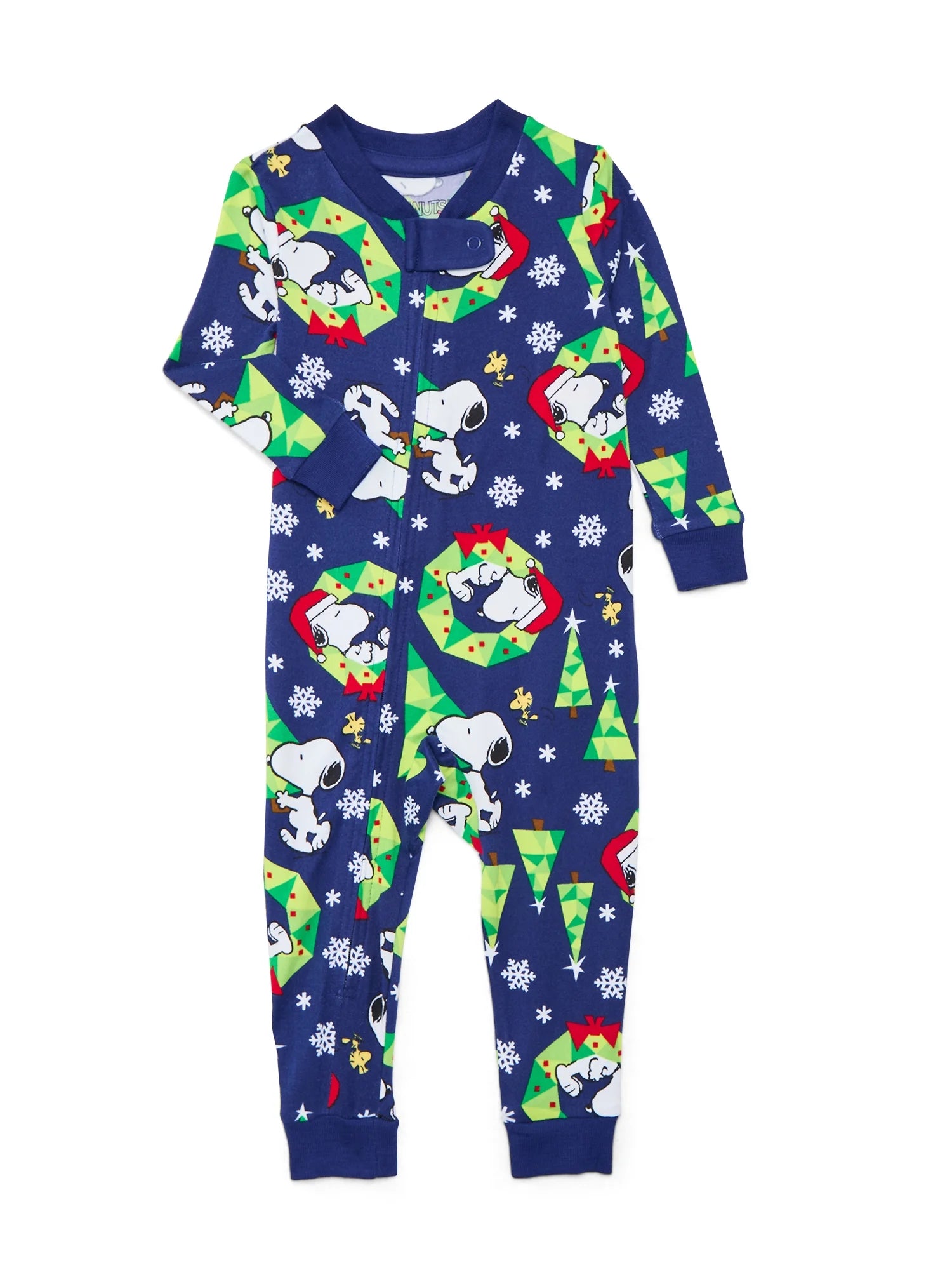 Snoopy Unisex Infant Matching Family Pajamas Top and Pants Set, 2-Piece, Sizes 6M-18M