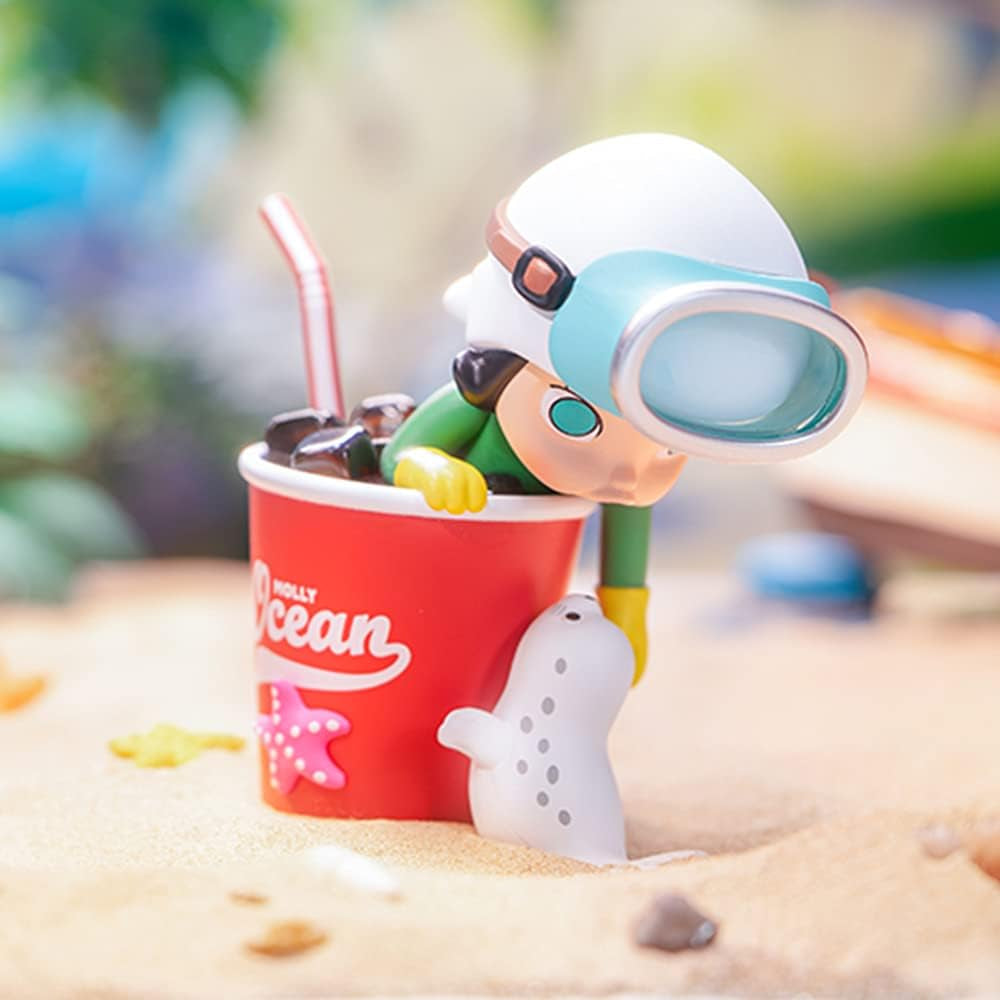 Molly When I Was a Kid Series 12PC Blind Box Toy Box Bulk Popular Collectible Random Art Toy Hot Toys Cute Figure Creative Gift, for Christmas Birthday Party Holiday