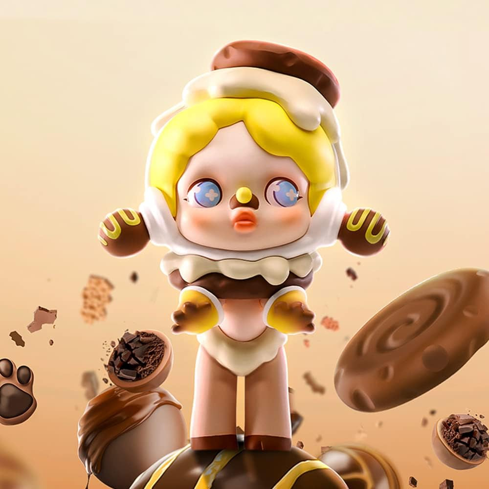 Skullpanda Candy Monster Town Series 3PC Blind Box Action Figure Toy Box Bulk Popular Collectible Random Art Toy Hot Toys Cute Figure Creative Gift, for Christmas Birthday Party Holiday