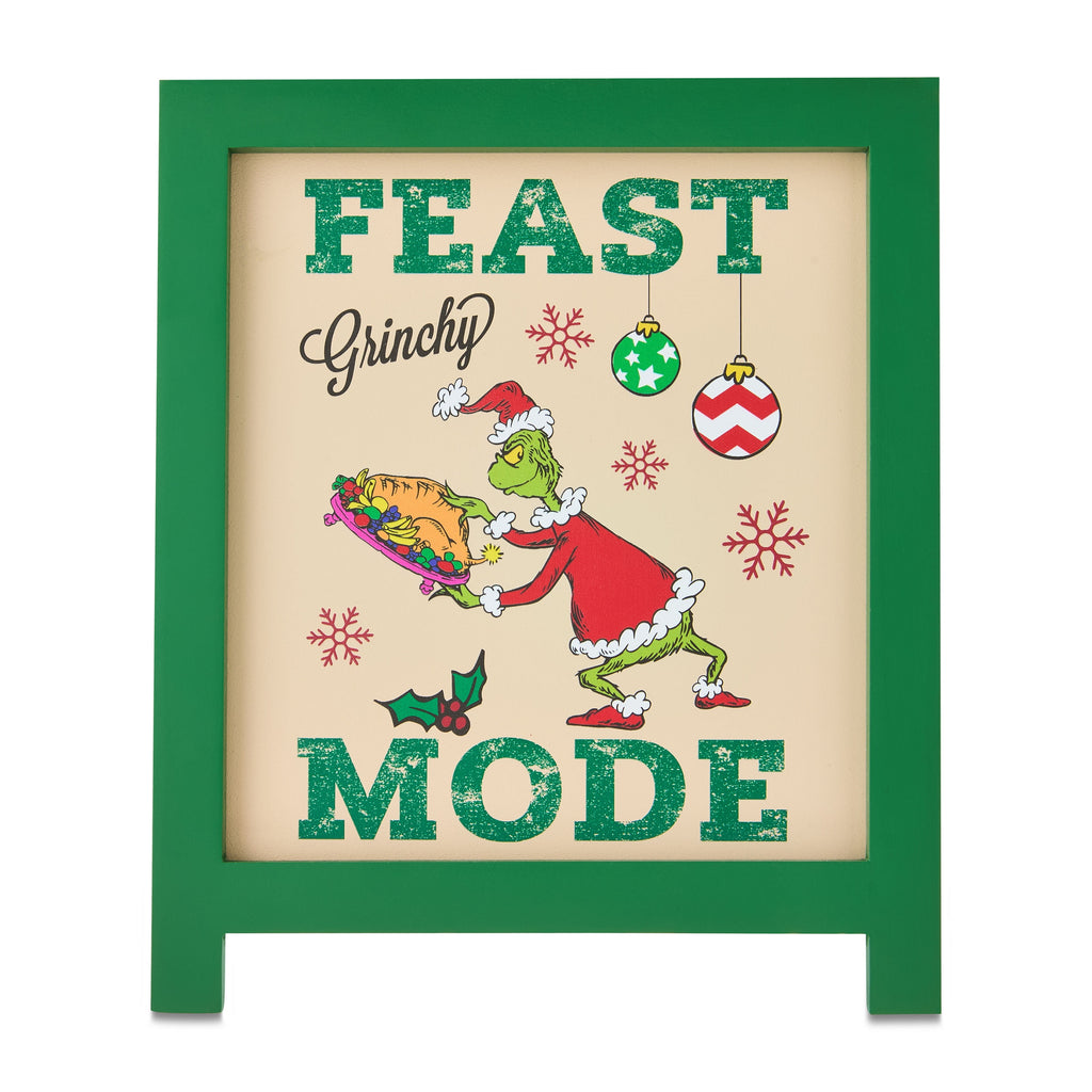 Grinch Tabletop Double Sided Bistro Sign, MDF, by