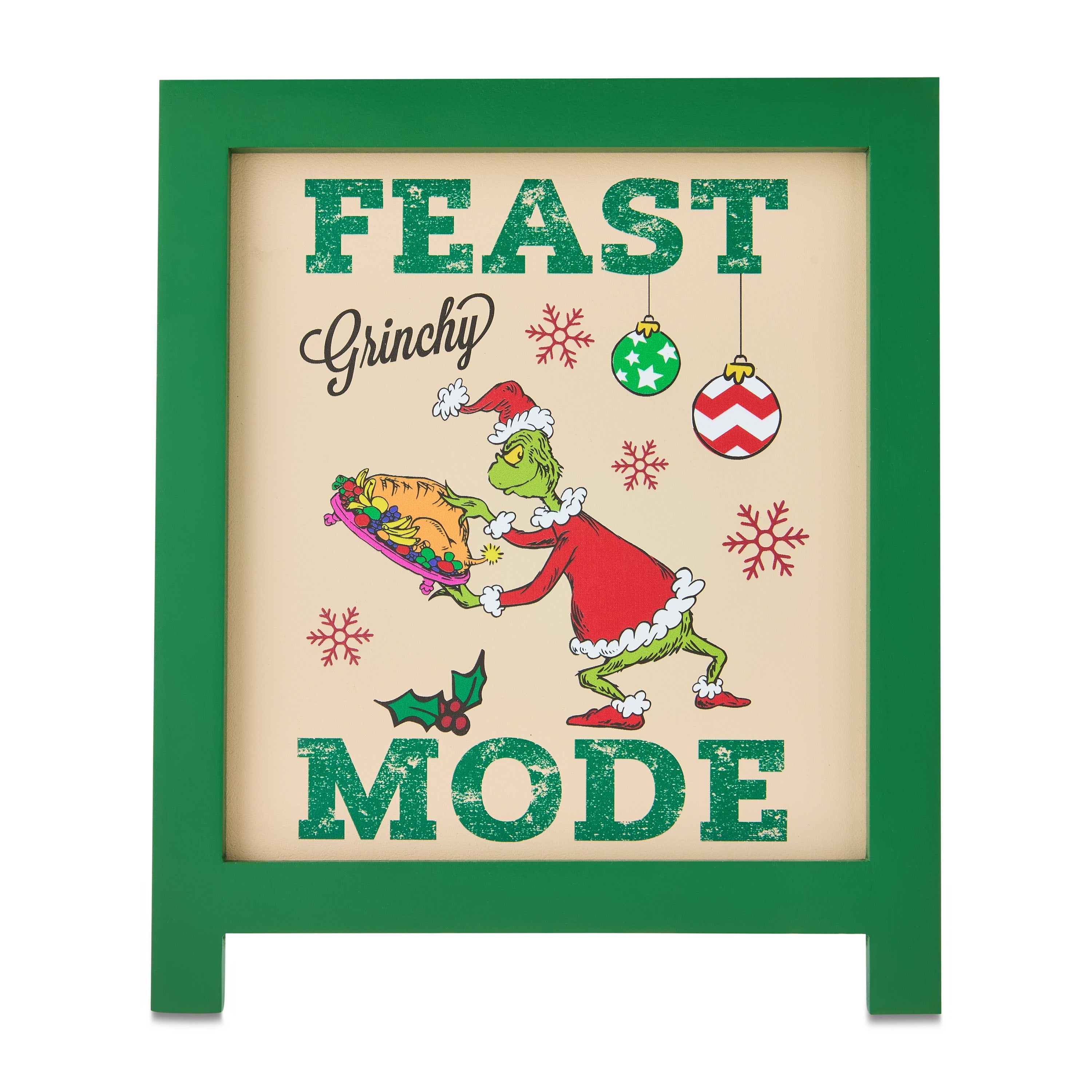 Grinch Tabletop Double Sided Bistro Sign, MDF, by