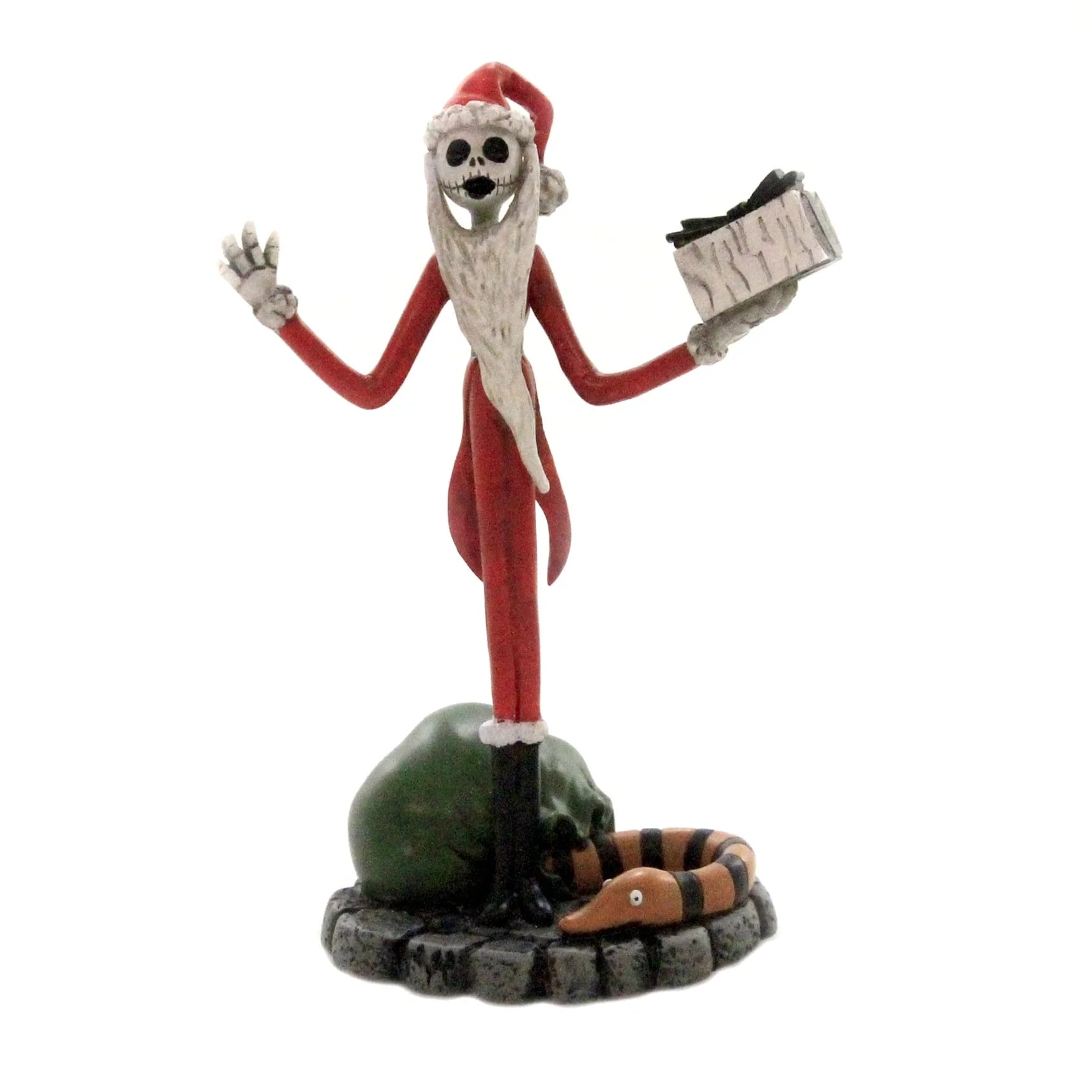 Nightmare before Christmas Village Jack Steals Christmas Accessory Multicolor Figurine 3.9In H