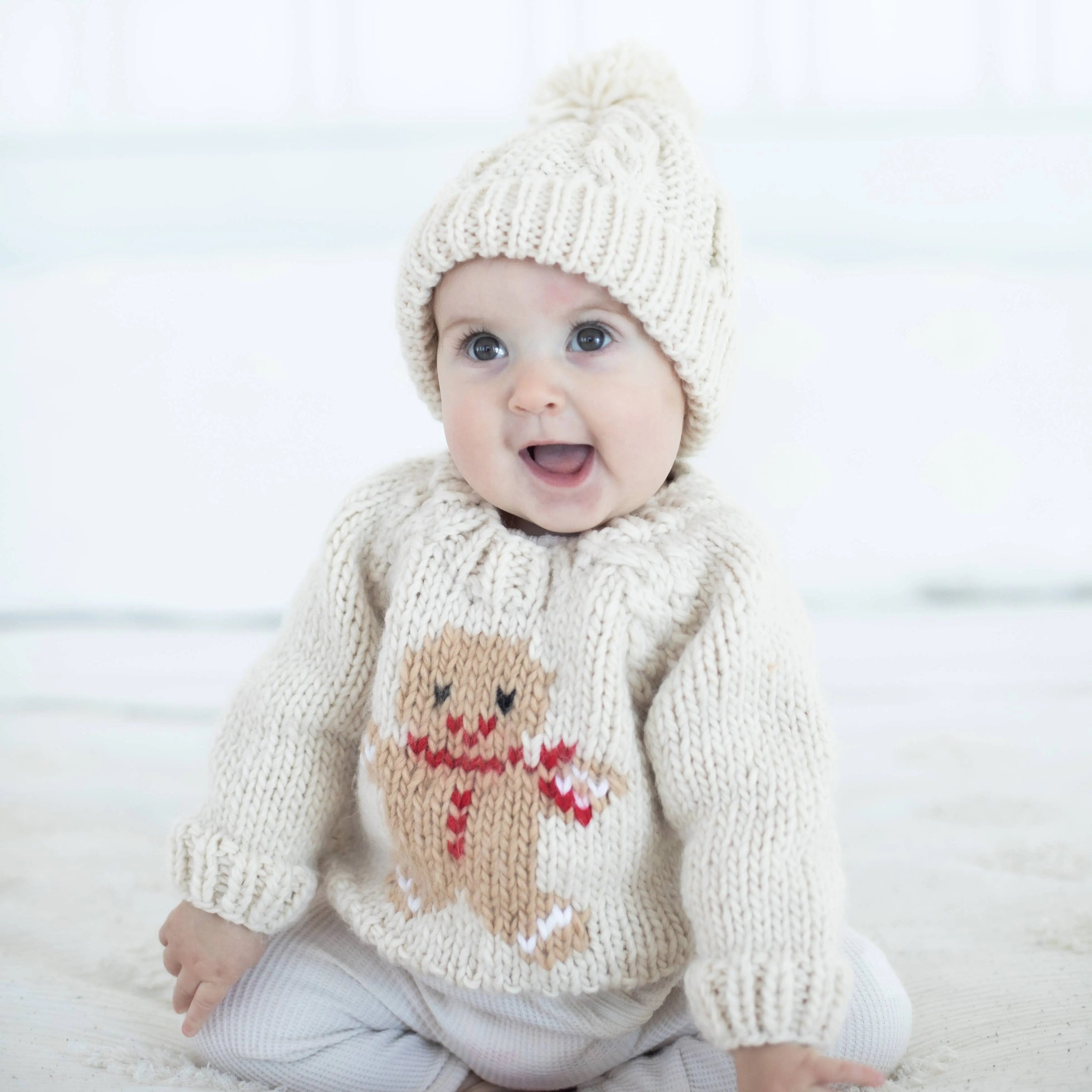 Gingerbread Sweater for Baby & Toddler - Baby Christmas Sweater