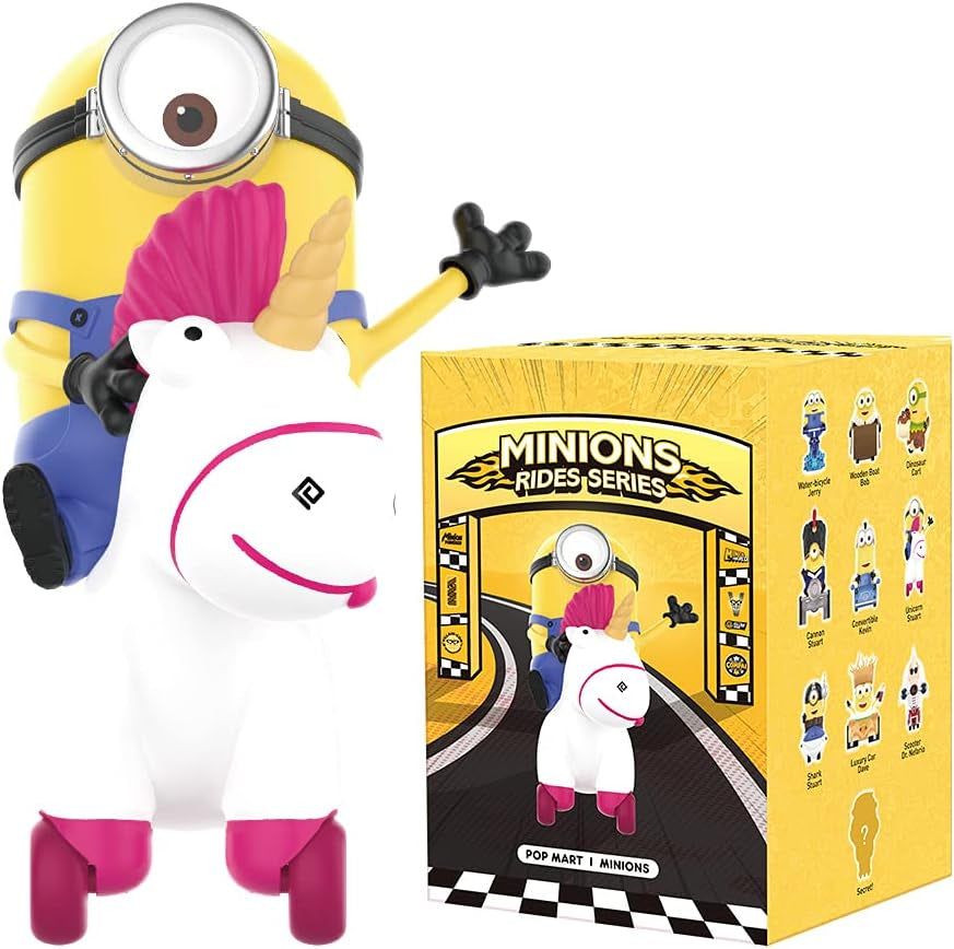 Minions Mount Series 1PC Blind Box Toy Box Bulk Popular Collectible Random Art Toy Hot Toys Cute Figure Creative Gift, for Christmas Birthday Party Holiday