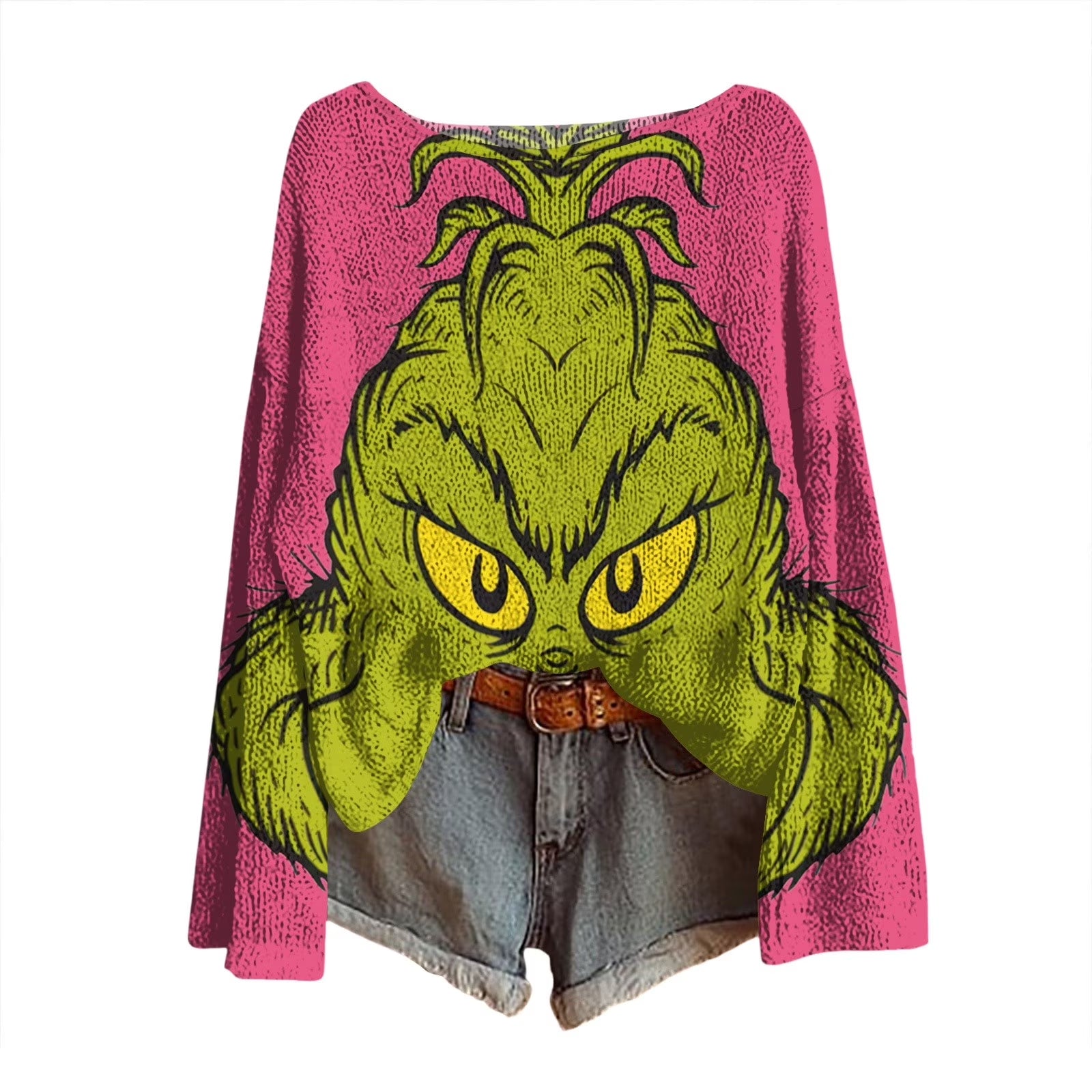 Funny Ugly Christmas Sweater for Women 2025 - Knit Holiday Sweater Winter Clothing HT_M