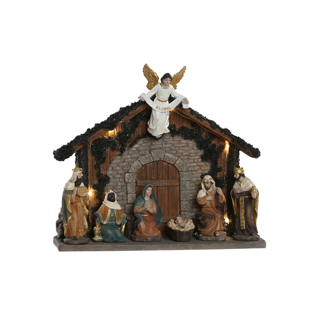Christmas nativity set Home ESPRIT Multicolour Resin