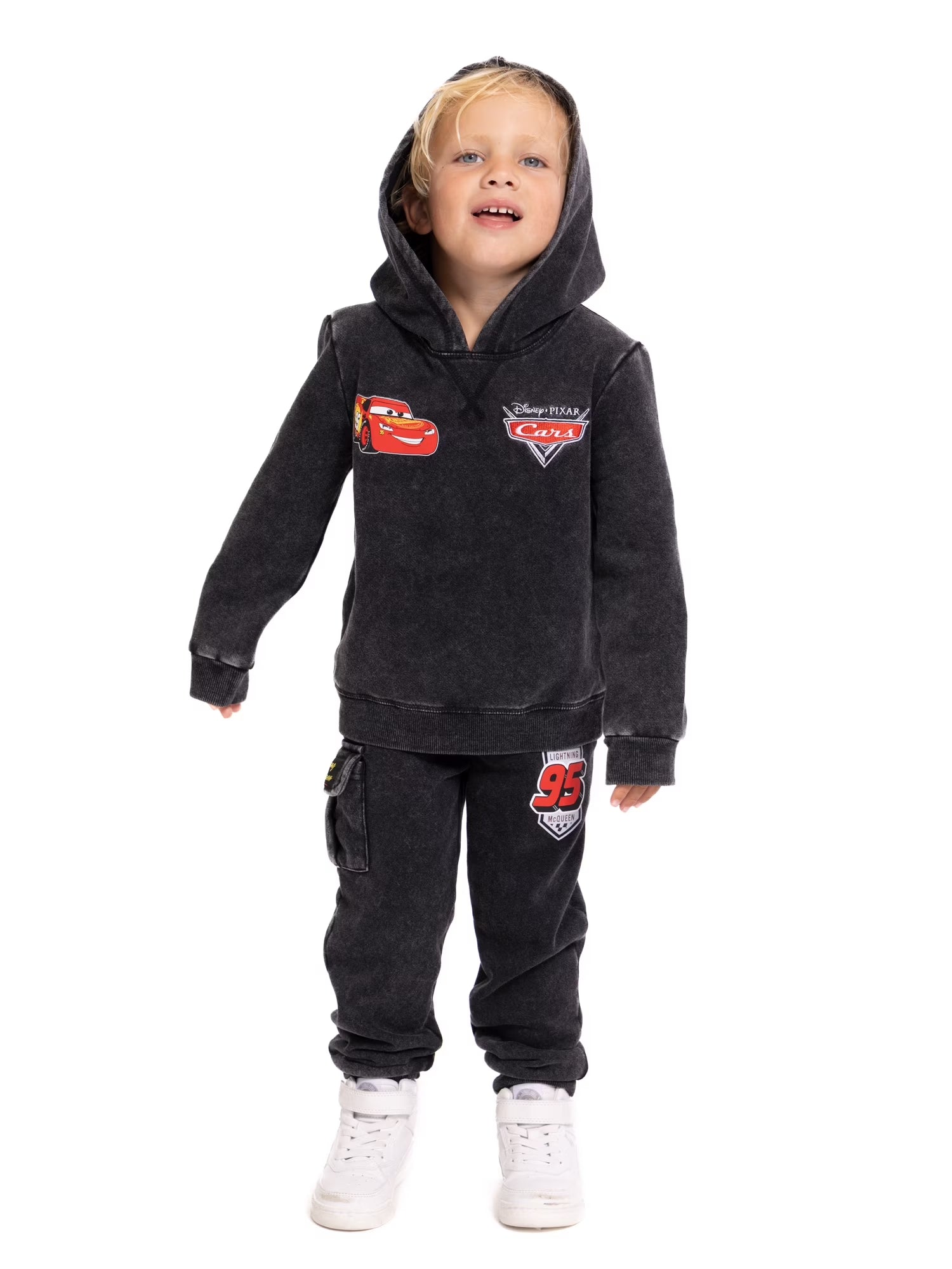 Pixar Cars Toddler Boys Graphic Hoodie and Jogger Pants Set, 2-Piece, Sizes 12M-5T