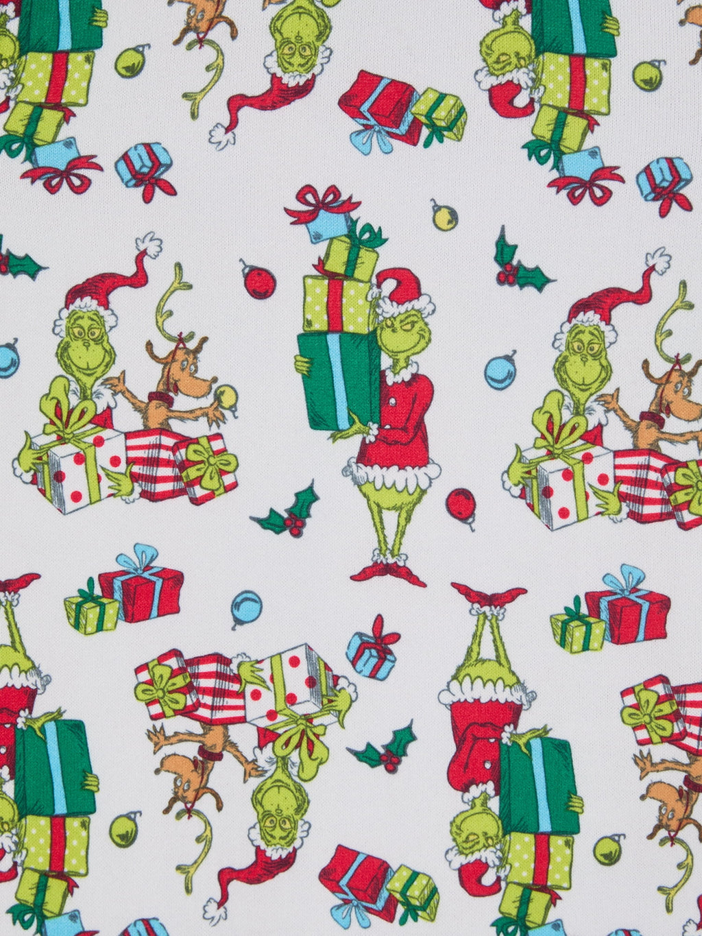 Grinch Toddler Long Sleeve Top and Pants Pajama Set, 2-Piece, Sizes 12M-5T