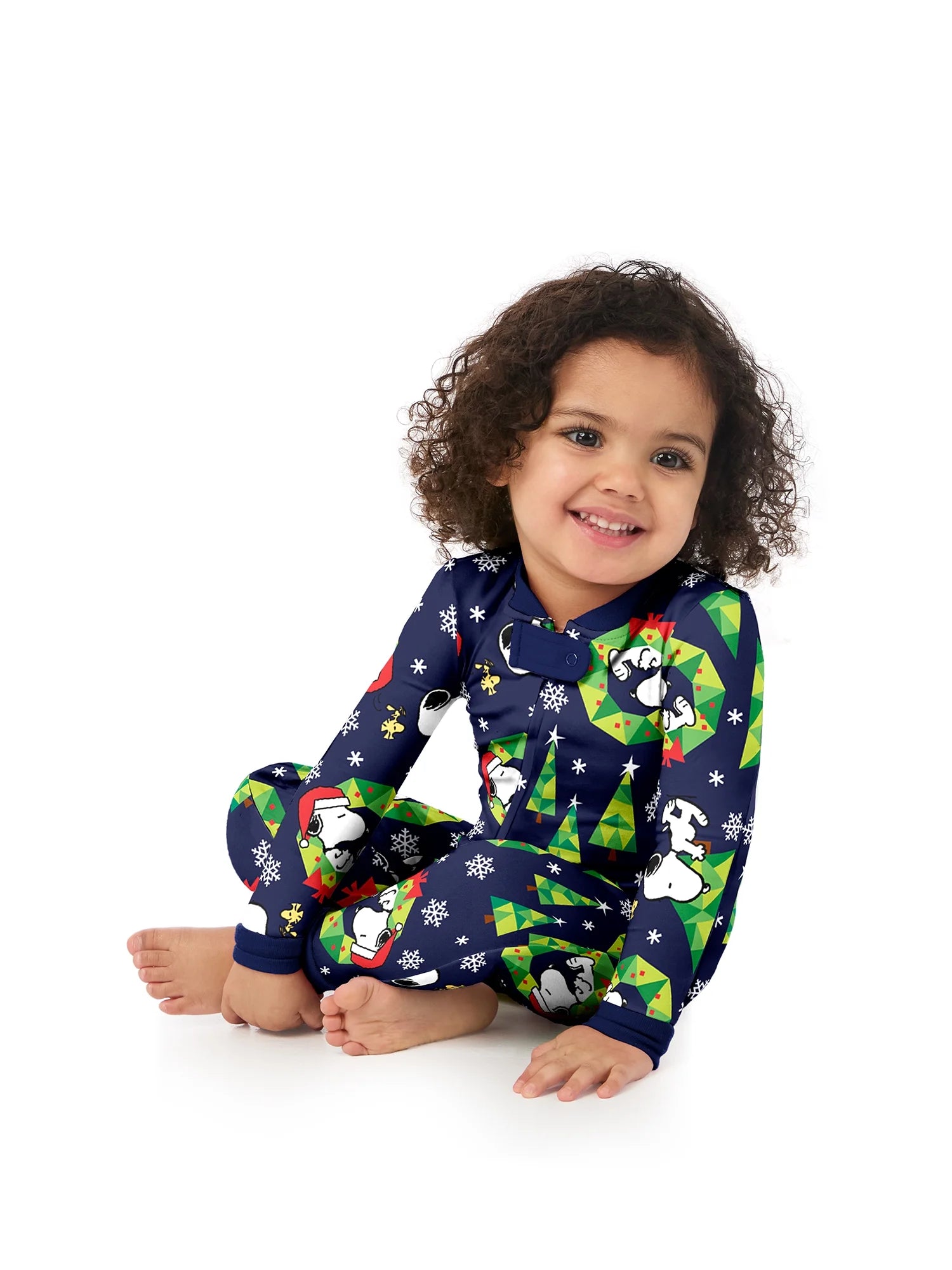 Snoopy Unisex Infant Matching Family Pajamas Top and Pants Set, 2-Piece, Sizes 6M-18M