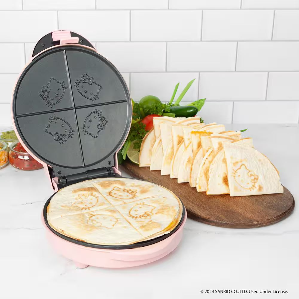 Hello Kitty 80 Sq. In. Pink Quesadilla Maker
