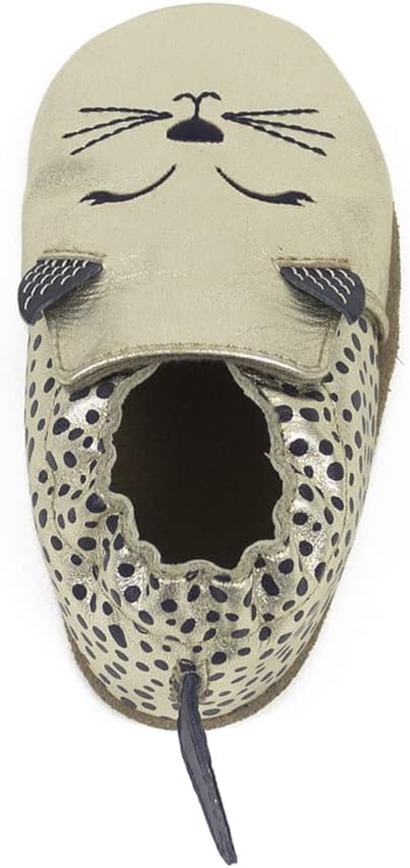 Baby Girls Soft Soles, Celine Gold Leather, 12-18 Months