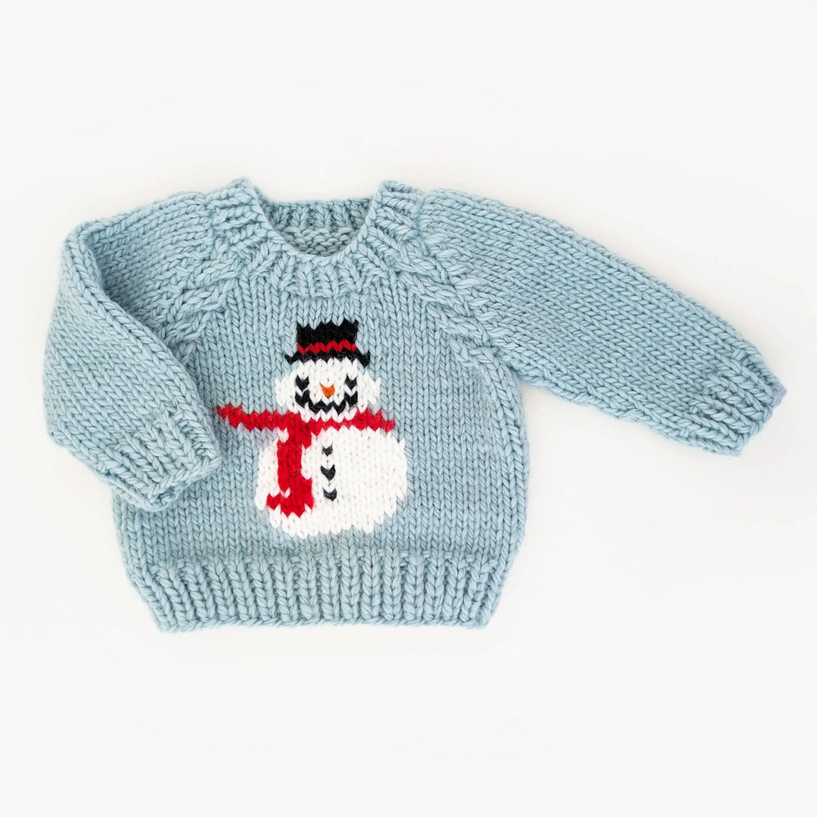 Frosty Snowman Surf Crew Neck Sweater Baby & Toddler - Baby Christmas Sweater