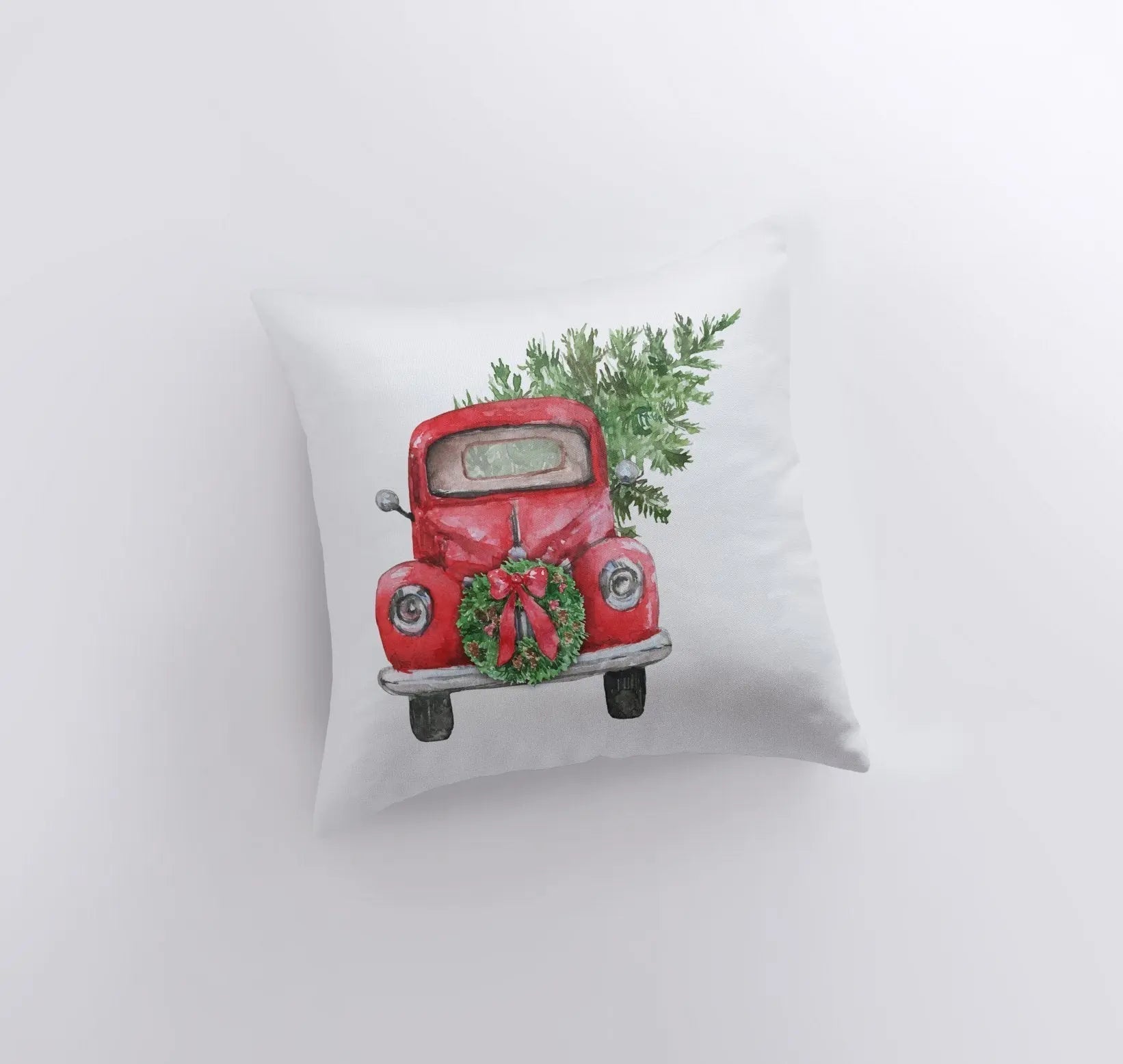 Christmas Truck Pillow