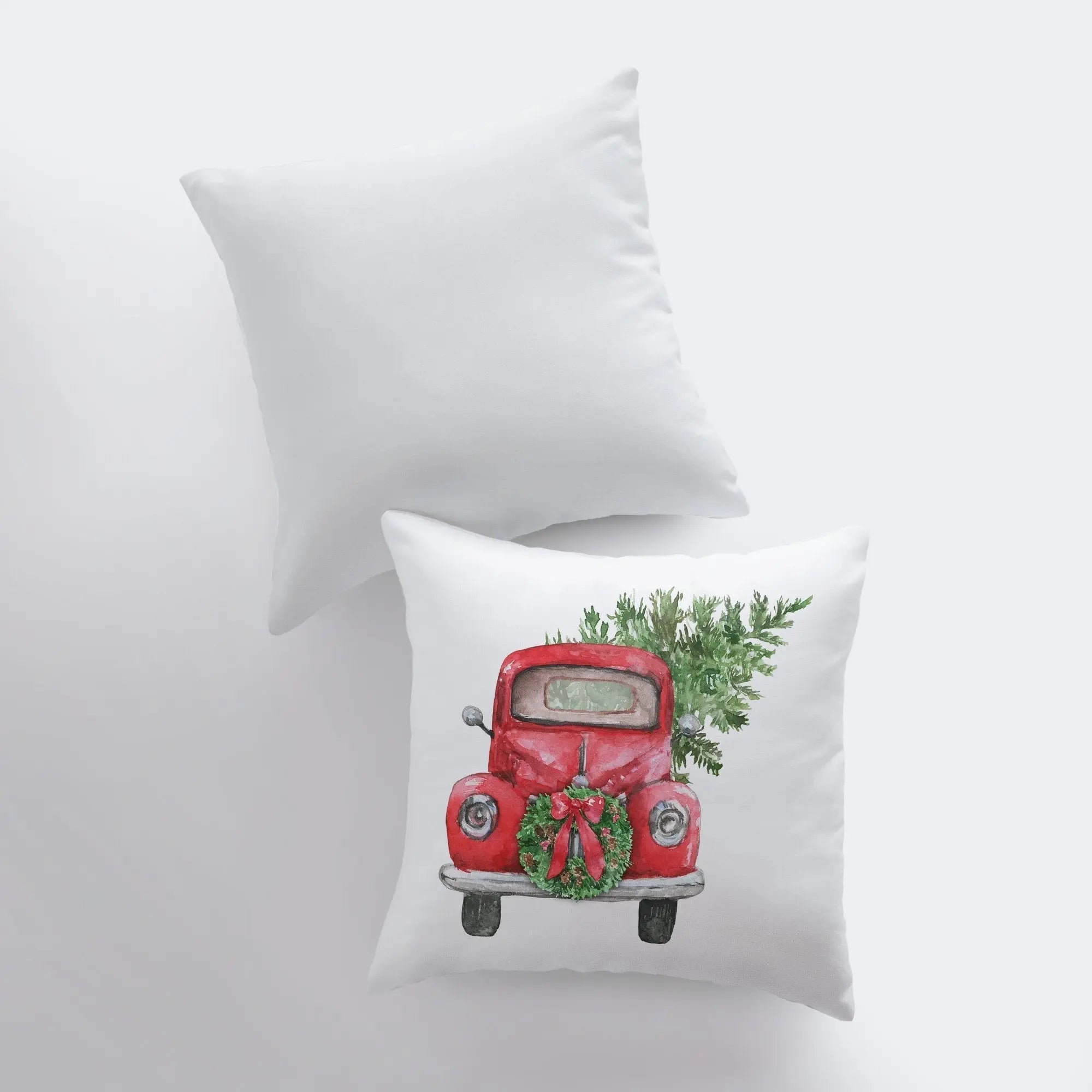 Christmas Truck Pillow