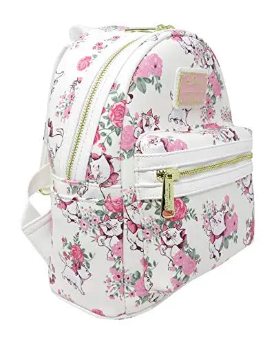 The Aristocats Marie Floral Allover-Print Mini Backpack Villains Scene Maleficent Sleeping Beauty Backpack Children Schoolbag
