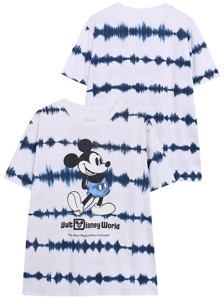 Disneyland 70th Anniversary Castle Letter Cartoon Print T-Shirt New Fashion Women O-Neck Pullover Short Sleeve Tee Tops Female