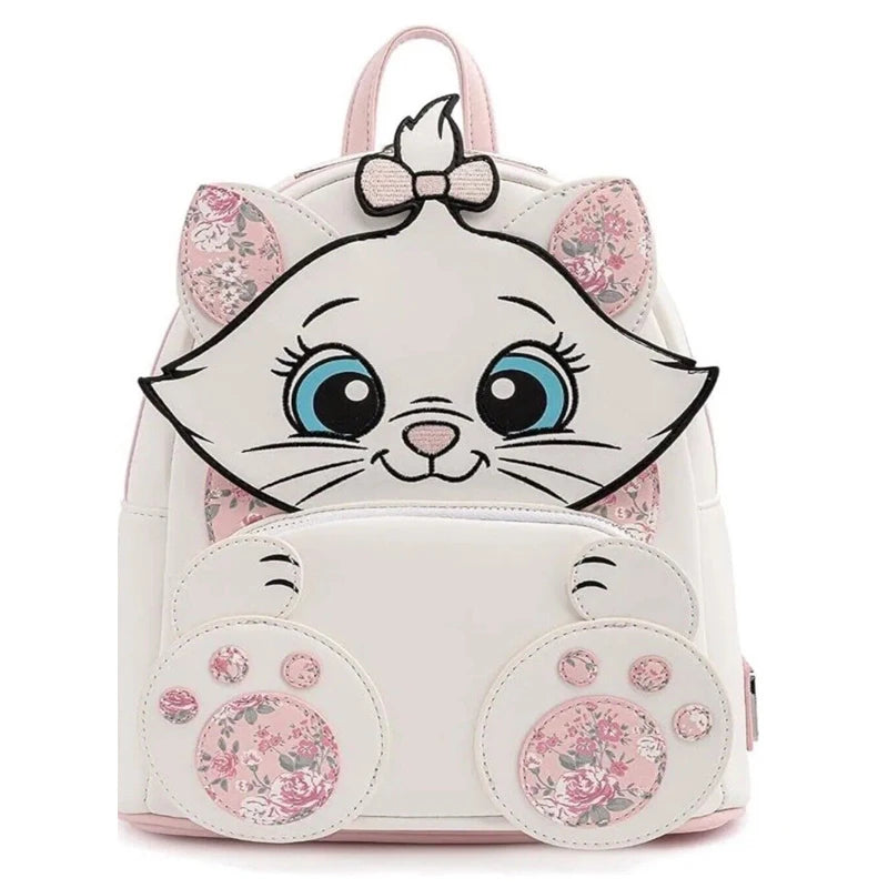 The Aristocats Marie Floral Allover-Print Mini Backpack Villains Scene Maleficent Sleeping Beauty Backpack Children Schoolbag