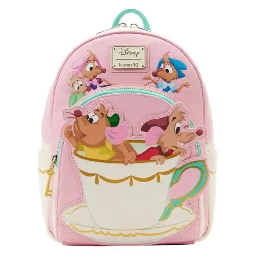 The Aristocats Marie Lady Floral Footsy Double Strap Shoulder Bag Mini Backpack Cute Backpack Bags for Women School Backpack