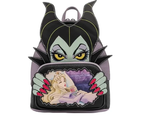 The Aristocats Marie Floral Allover-Print Mini Backpack Villains Scene Maleficent Sleeping Beauty Backpack Children Schoolbag