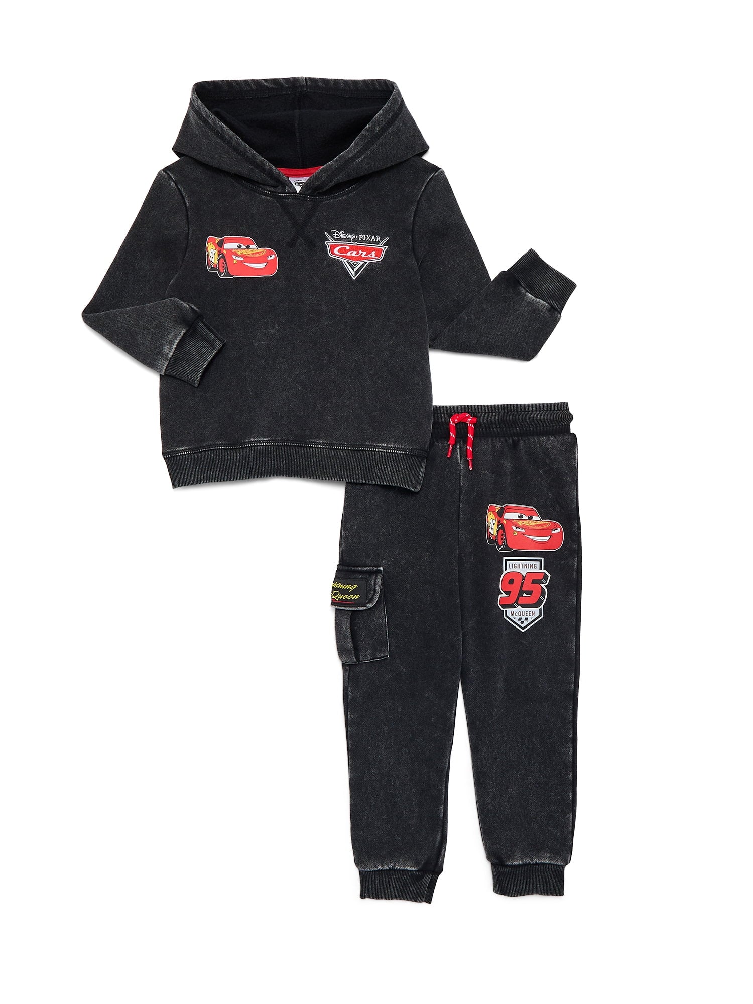 Pixar Cars Toddler Boys Graphic Hoodie and Jogger Pants Set, 2-Piece, Sizes 12M-5T