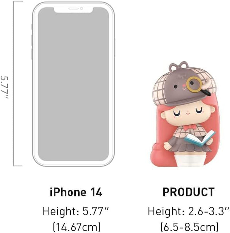 Figure Toy Collection Momiji - Book Shop Series Creative Cute Art Action Figure Toy Box Gift for Christmas Birthday Party Holiday