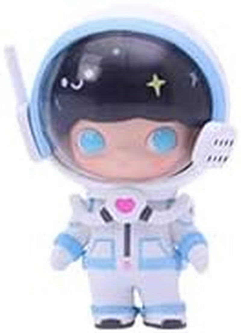 DIMOO Space Travel Series 3PC Blind Box Action Figure Toy Box Bulk Popular Collectible Random Art Toy Hot Toys Cute Figure Creative Gift, for Christmas Birthday Party Holiday