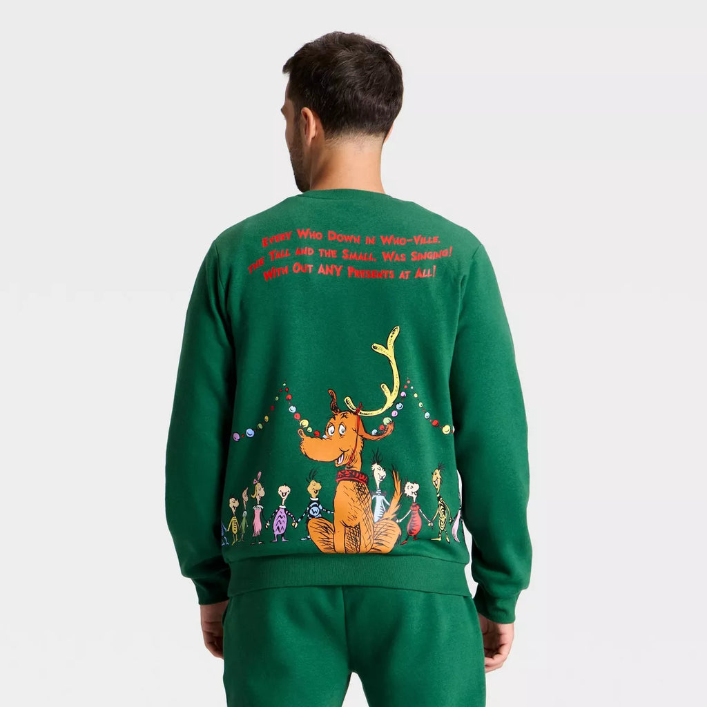 Adult the Grinch Graphic Sweatshirt - Green