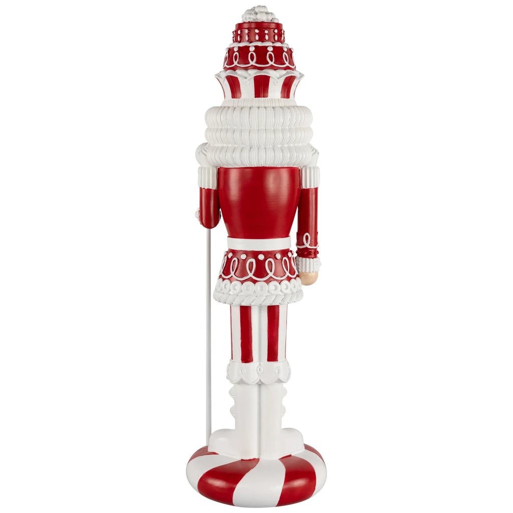 Christmas Candy Nutcracker King - 21.75" - Red
