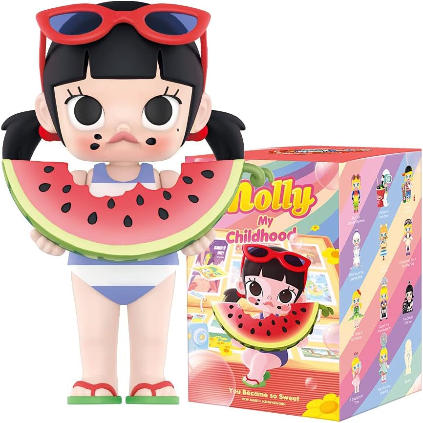 Molly When I Was a Kid Series 12PC Blind Box Toy Box Bulk Popular Collectible Random Art Toy Hot Toys Cute Figure Creative Gift, for Christmas Birthday Party Holiday