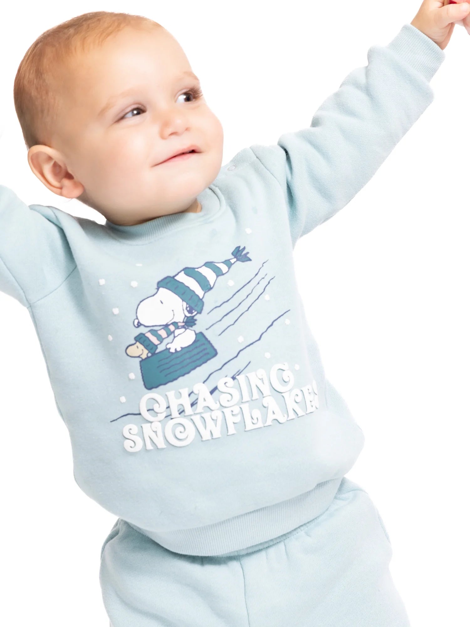 Baby Boys or Girls Crewneck Sweatshirt and Joggers Set, 2-Piece, Sizes 0/3M-24M