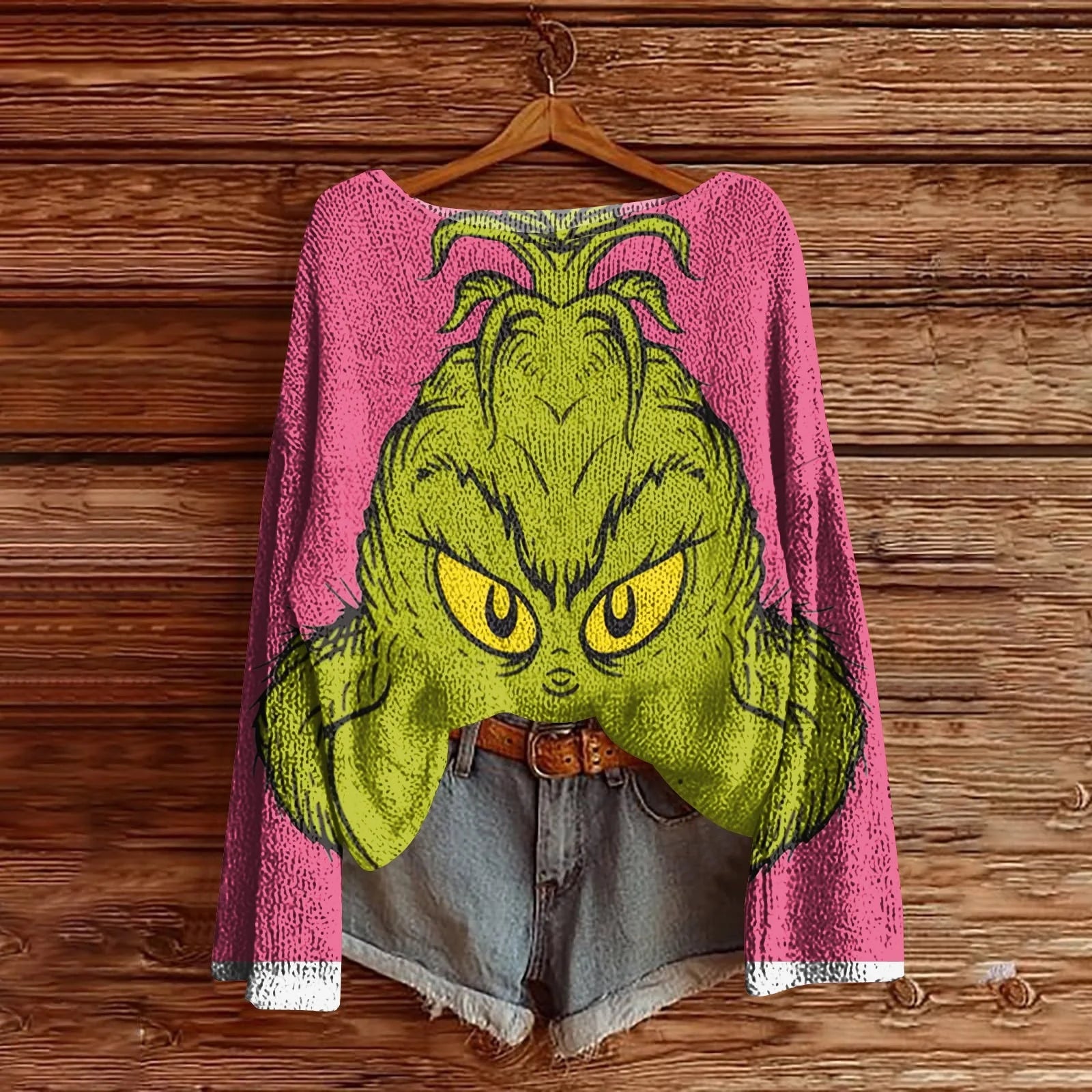 Funny Ugly Christmas Sweater for Women 2025 - Knit Holiday Sweater Winter Clothing HT_M