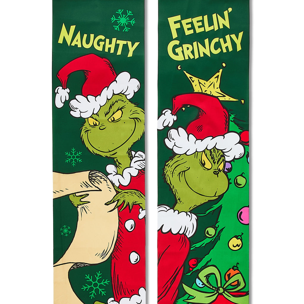 How the Grinch Stole Christmas Door Banner 2 Pack, 70 Inches, Green, Multi-Color by