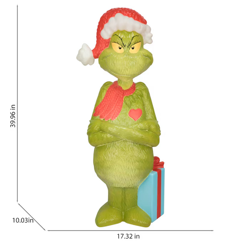 39.96-In Freestanding Blow Mold with White LED Lights