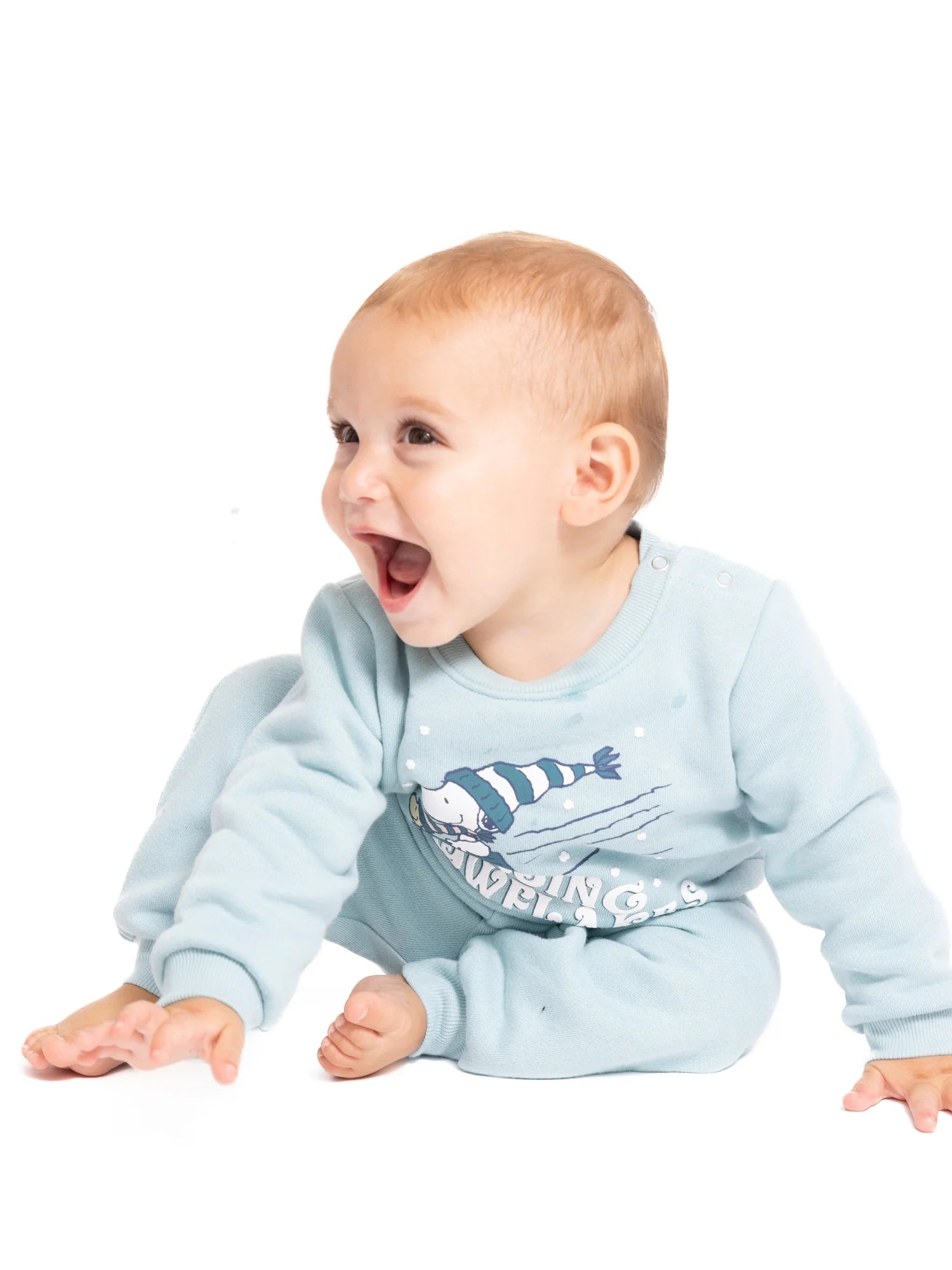 Baby Boys or Girls Crewneck Sweatshirt and Joggers Set, 2-Piece, Sizes 0/3M-24M