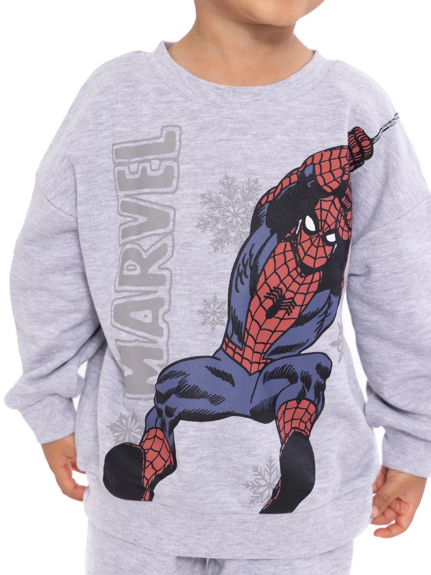 Toddler Long Sleeve Graphic Crewneck with Matching Jogger Pant, 2 Piece Set, Sizes 12M-5T