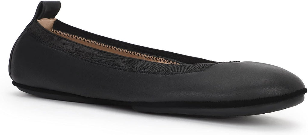 Samara Women'S Leather Metallic Foldable Ballet Flat